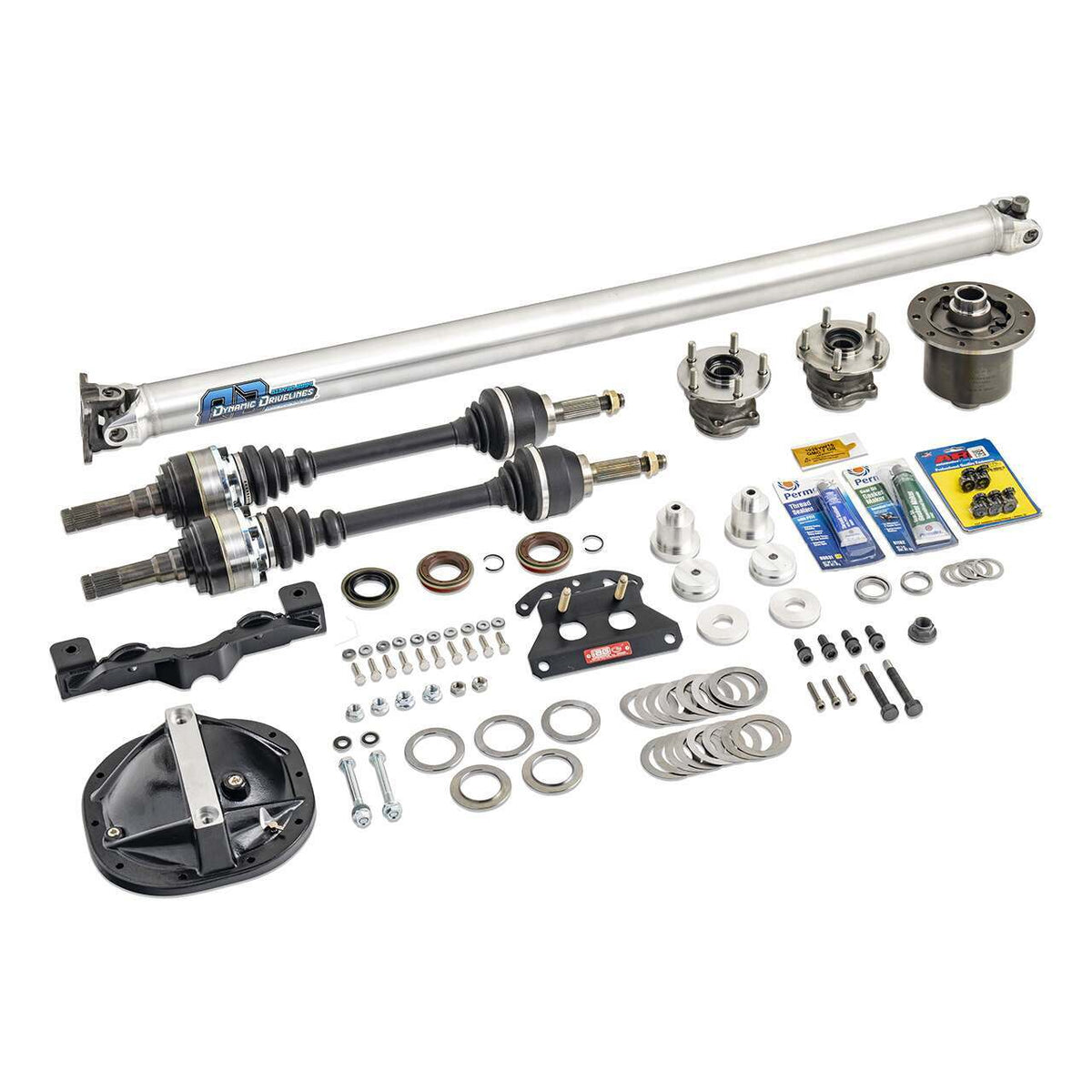 IAG Performance Ford 8.8” Rear End Swap Kit W/ 5X114.3 Hubs/Eaton Truetrac Lsd - Va Chassis - IAG-DRV-1053