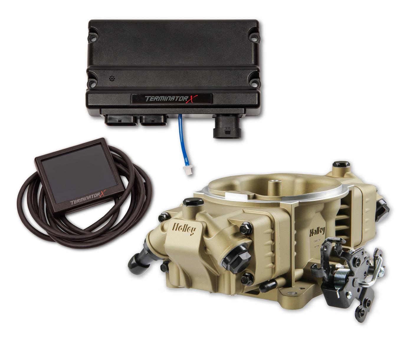 Holley Terminator X Stealth 4150 EFI system GOLD - 550-1003