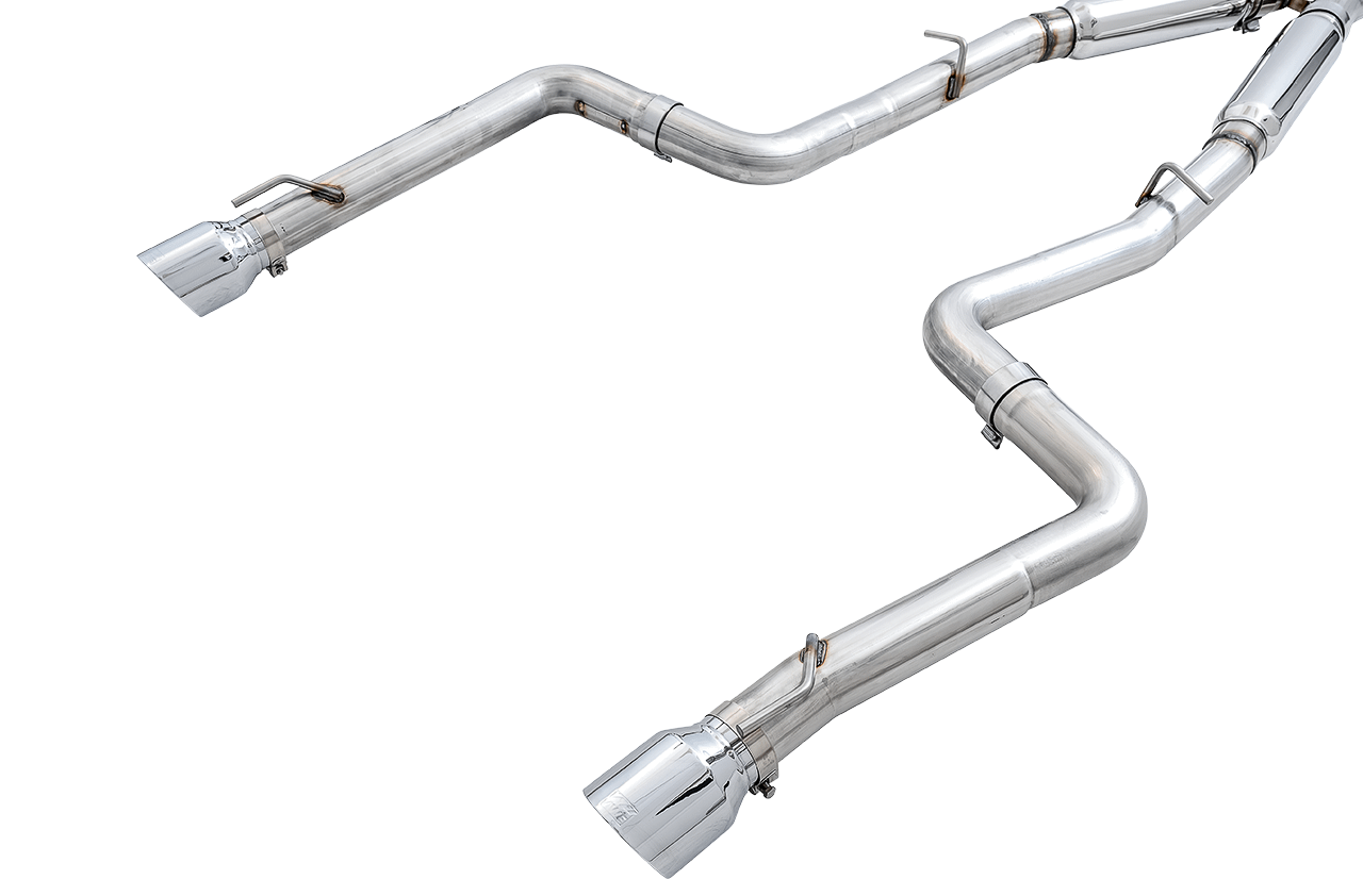 AWE 3015-32112 AWE Track Edition Exhaust - Silver Tips (2015-2020 Dodge Charger 6.4L / 6.2L SC)