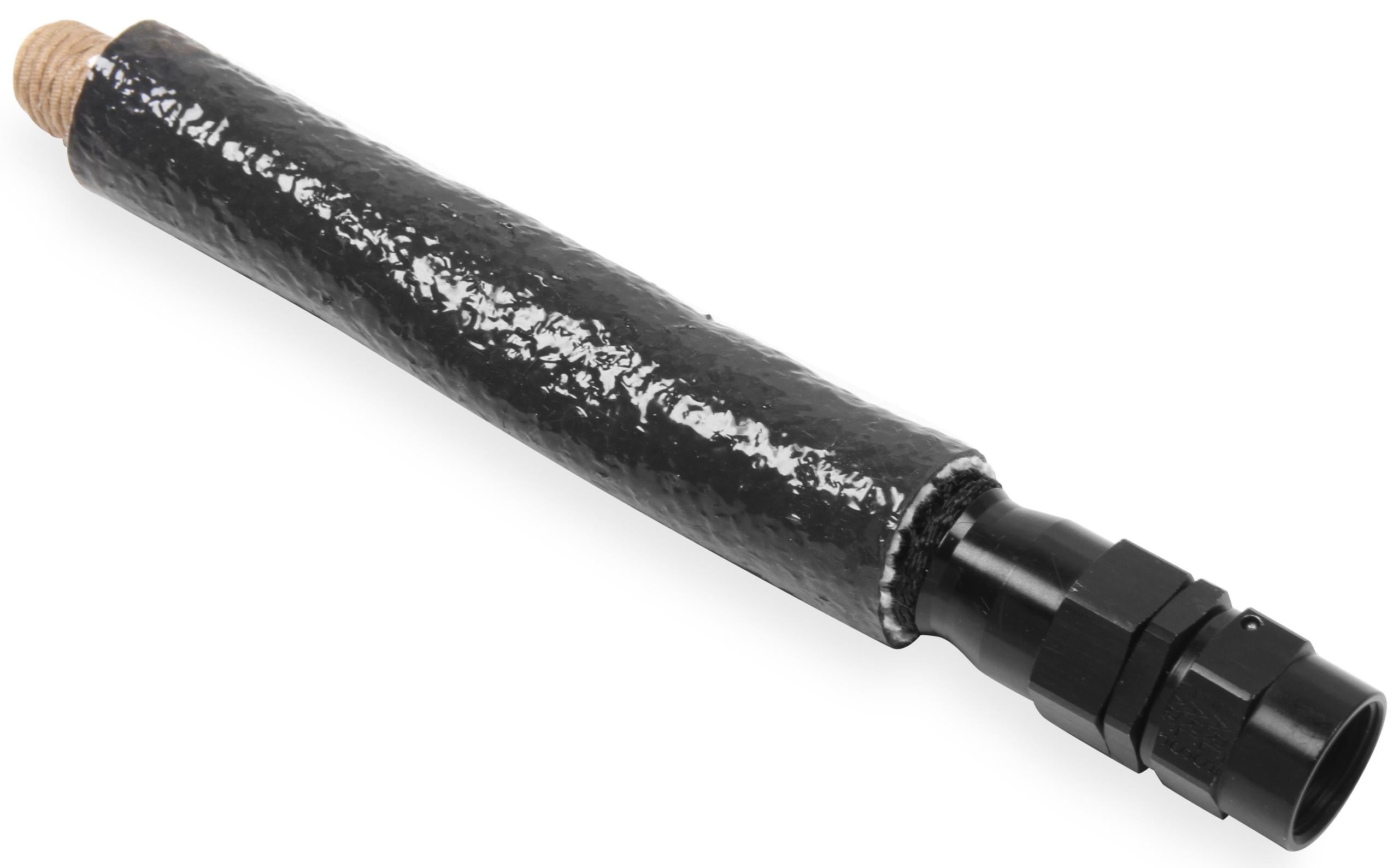 Earls Flame Guard Insulation - I.D. Stretch Range: 0.600 to 0.790 in. - Fits Over Straight -5AN And -6AN B Nuts - Black - Length: 3 ft. - 570308ERL