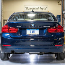 AWE Tuning BMW F30 320i Touring Exhaust w/Performance Mid Pipe - Diamond Black Tip (90mm) - 3015-23036