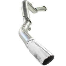 AFE Large Bore-HD 5 IN 409 Stainless Steel DPF-Back Exhaust System w/Polished Tip (2007-2010 Silverado 2500 HD, Silverado 3500 HD, Sierra 2500 HD, Sierra 3500 HD) - 49-44040-P