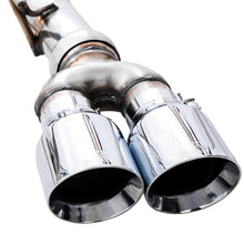 AWE 0FG Catback Split Rear Exit Exhaust for 4th Gen Silverado/Sierra 1500 5.3L (With Bumper Cutouts) - Quad Chrome Silver Tips - 3015-42201