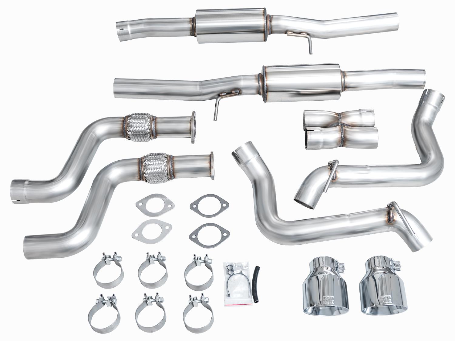 AWE Track Edition for Nissan Z - Chrome Tips - 3020-32400