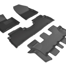 3D MAXpider 2016-2020 Kia Sorento 7-Seat Kagu 1st & 2nd & 3rd Row Floormats - Black