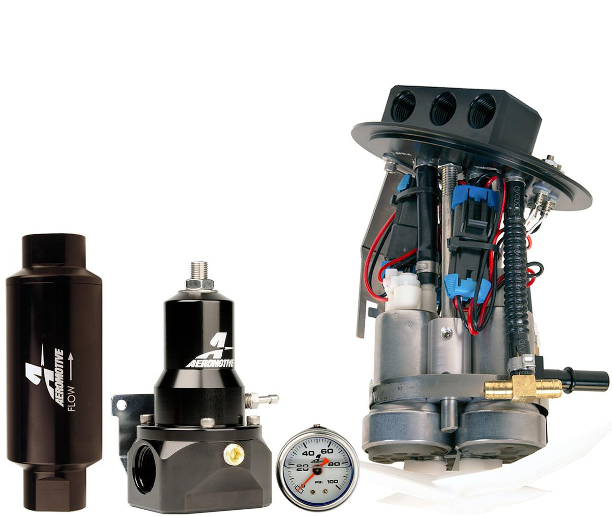 Aeromotive 2011-2017 Mustang Drop-In Kits - Dual 450Lph - 17355