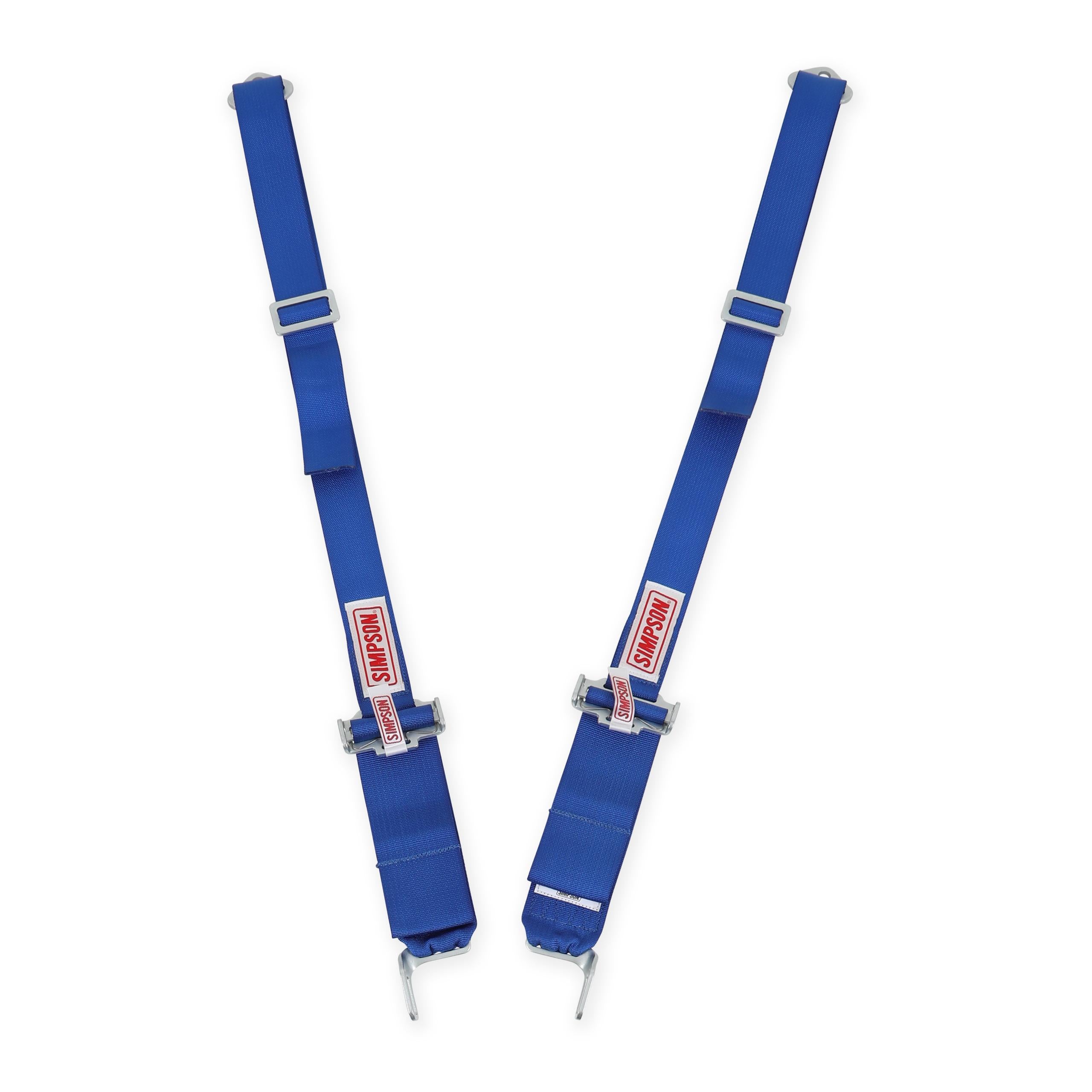 Simpson Racing Latch and Link Lap Bolt-In 5-Point Pull-Down Harness - 29063BLH