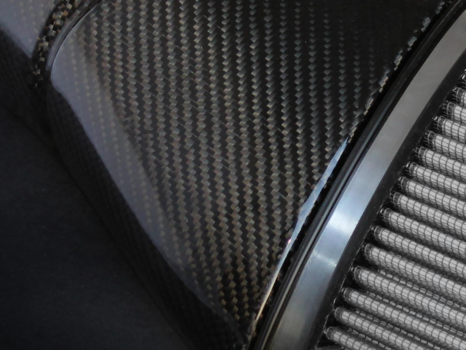 AFE Black Series Stage-2 Carbon Fiber Cold Air Intake System w/ Pro DRY S Media (2008-2013 M3) - 51-31662-C