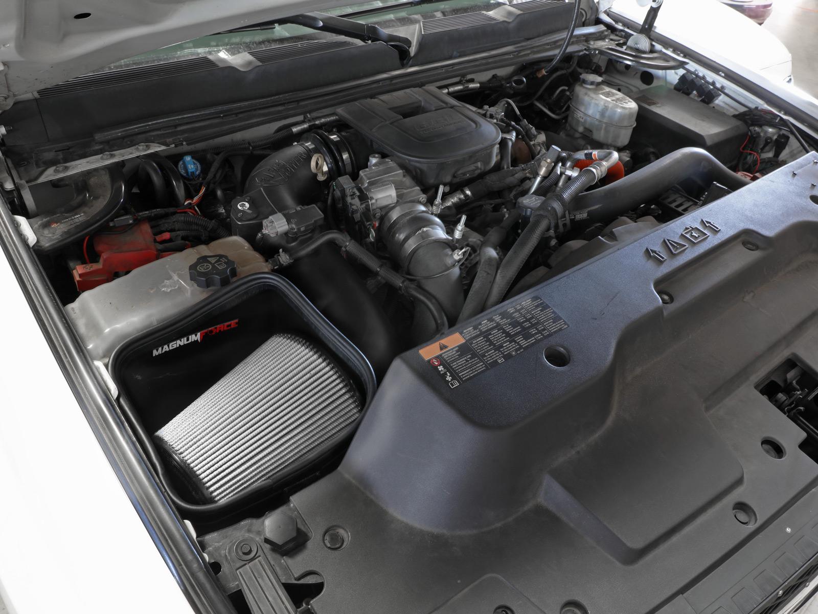 AFE 54-13016D Magnum FORCE Stage-2 Cold Air Intake System w/ Pro DRY S Filter (2011-2016 GM Diesel Trucks V8-6.6L TD LML)