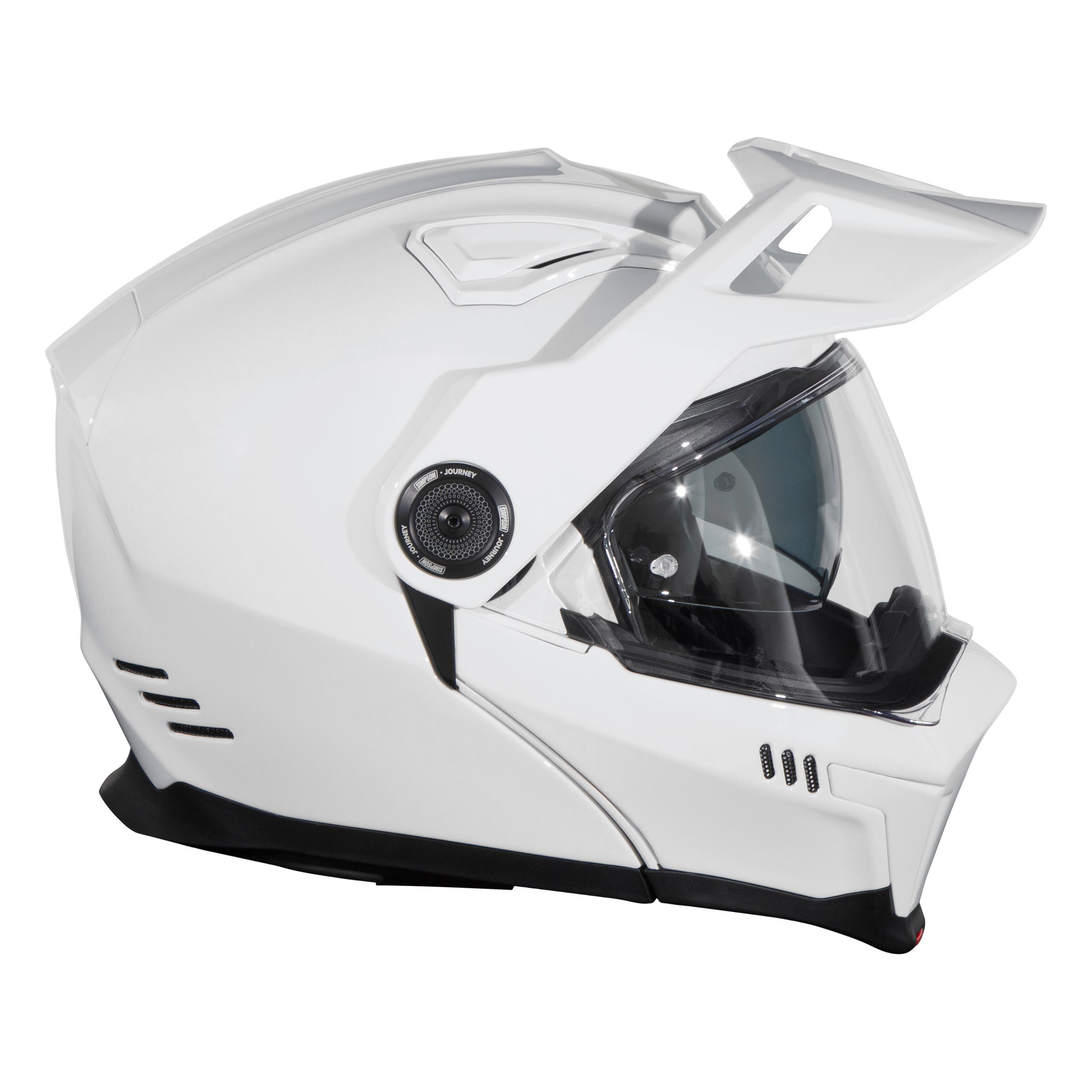 Simpson Racing Motorcycle Journey Bandit Helmet - White - JB1SM