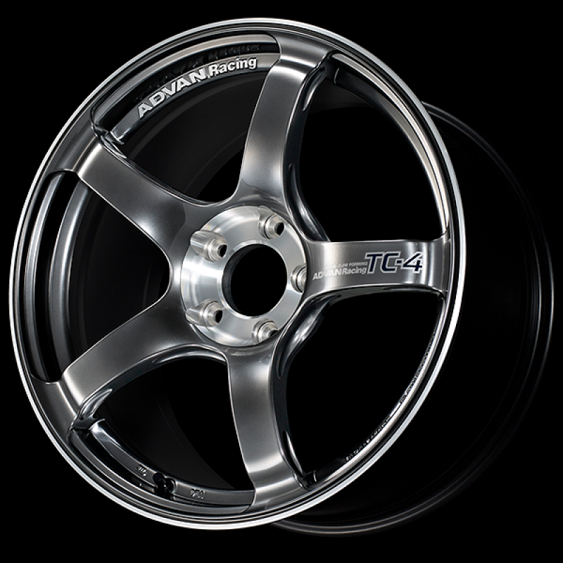 ADVAN RACING TC-4 SE 16X6.5 +37 4-100 RACING HYPER BLACK & DIAMOND CUT - YADS6D37AHBF