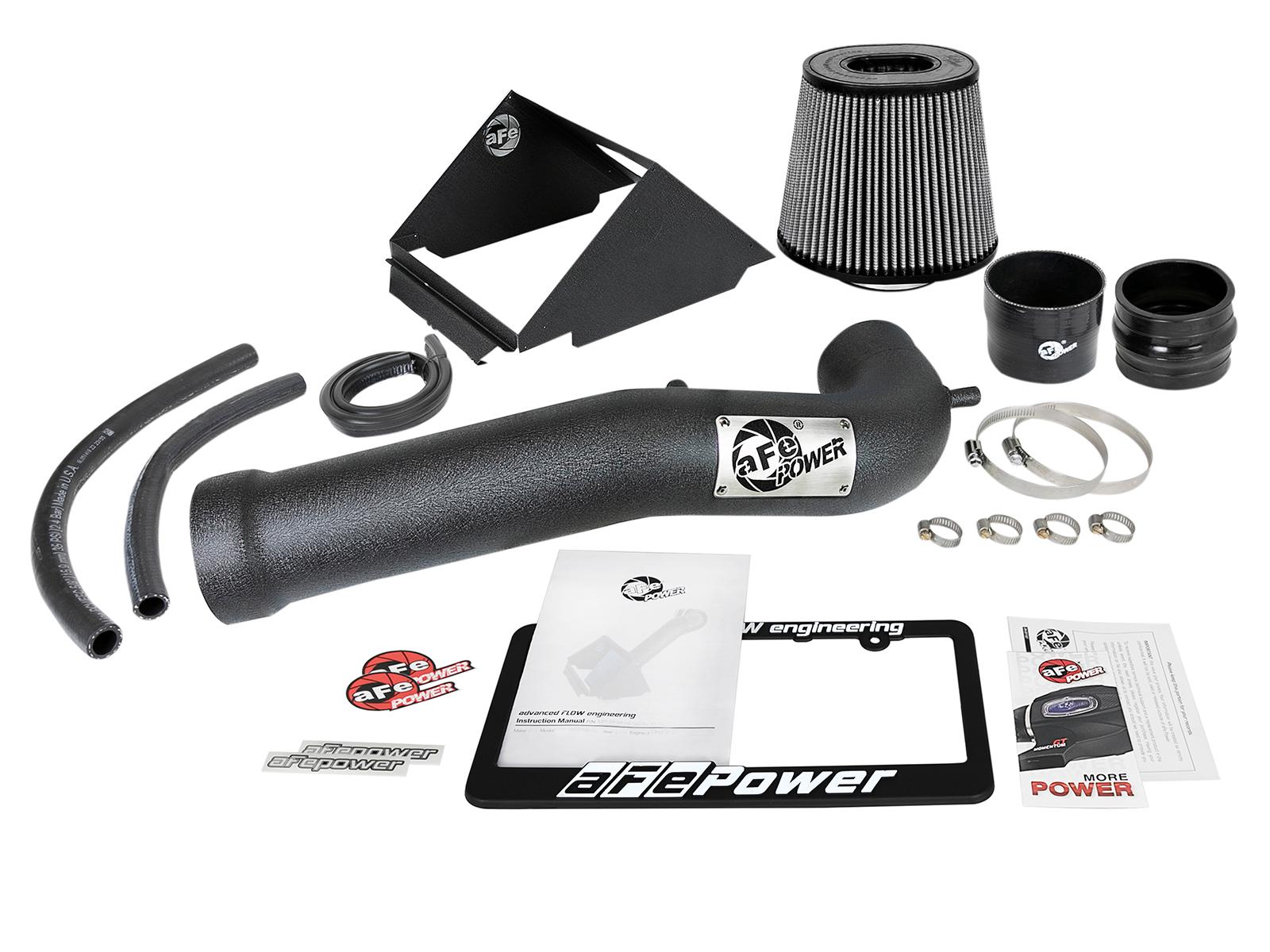 AFE Magnum FORCE Stage-2 Cold Air Intake System w/ Pro DRY S Media (2014-2019 GM Silverado/Sierra 1500 , 2015-2020 Tahoe/Suburban/Yukon/XL/Escalade V8-5.3L/6.2L) - 51-32332