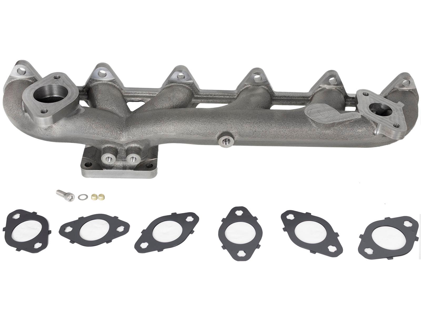 AFE BladeRunner Ported Ductile Iron Exhaust Manifold (2007-2018 2500, 3500, Ram 2500, Ram 3500) - 46-40054