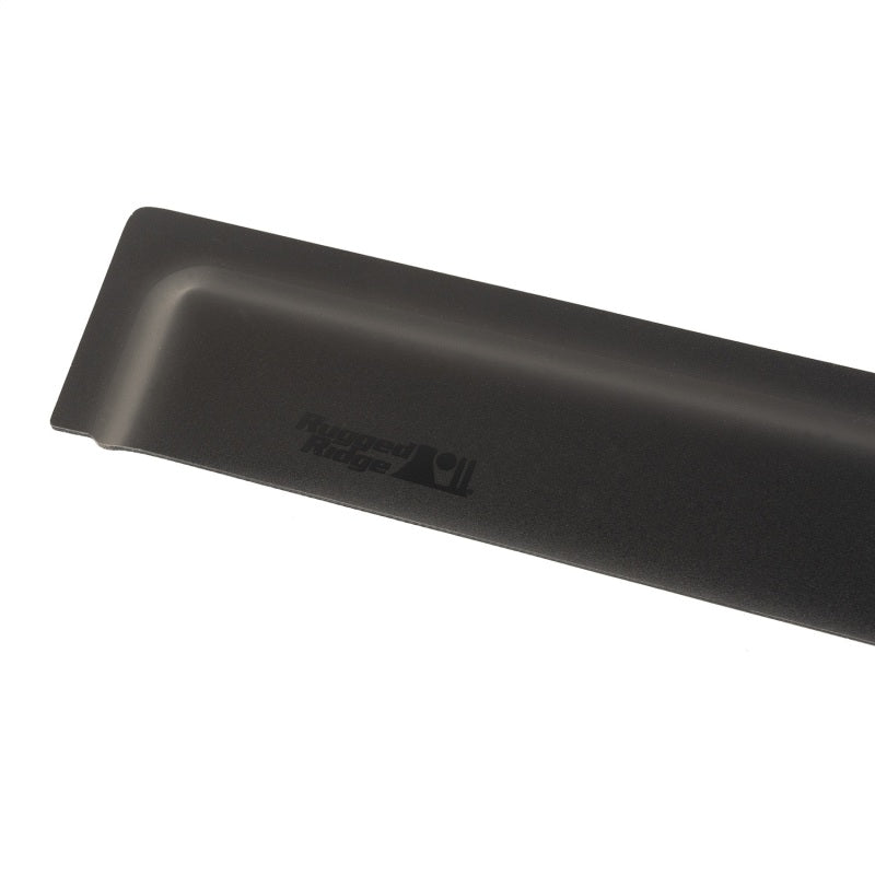 Rugged Ridge Window Visors Matte Black; 18-21 Jeep Wrangler Jl 2-Dr - 11349.16