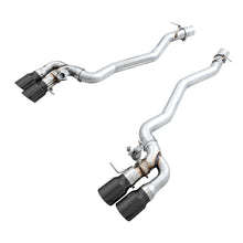 AWE Tuning 18-22 BMW M5 (F90) 4.4T AWD SwitchPath Axle-back Exhaust - Diamond Black Tips - 3025-43065