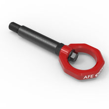 aFe CONTROL Rear Tow Hook Red - 450-502002-R