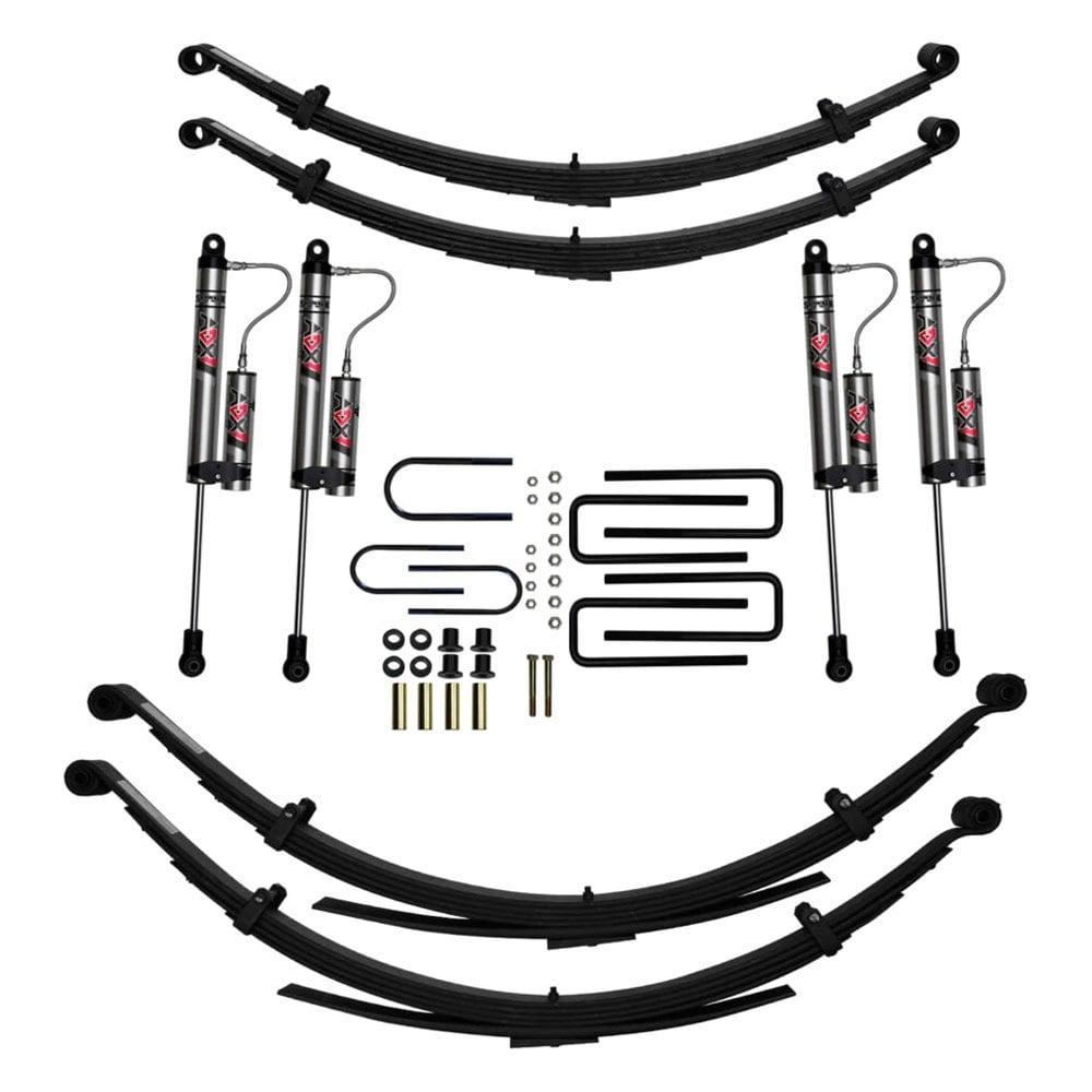 Skyjacker 4 In. Suspension Lift System With Adx 2.0 Remote Reservoir Shocks. (1975-1993 W300, W350) - D400CKS-X