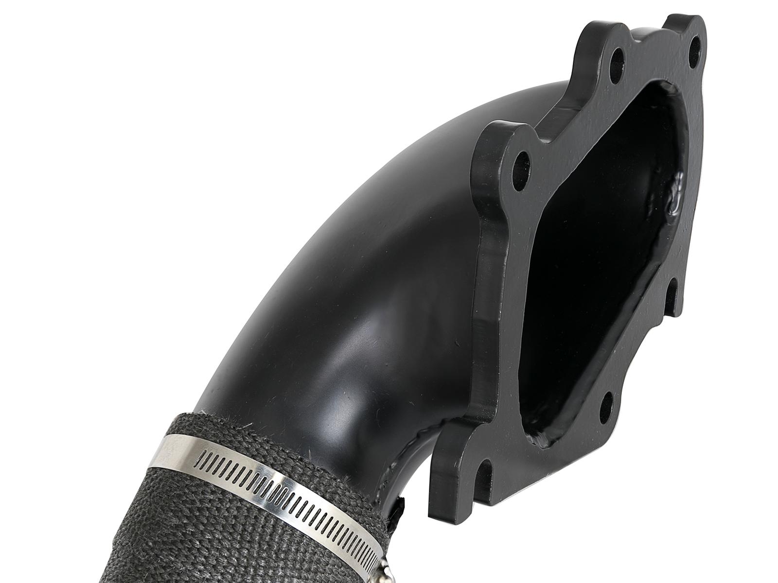 AFE ATLAS 3 IN Steel Downpipe (2001-2004 Silverado 2500 HD, Silverado 3500, Sierra 2500 HD, Sierra 3500) - 49-04093