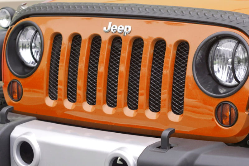 Rugged Ridge Grille Insert Mesh Black; 07-18 Jeep Wrangler Jk - 11401.31