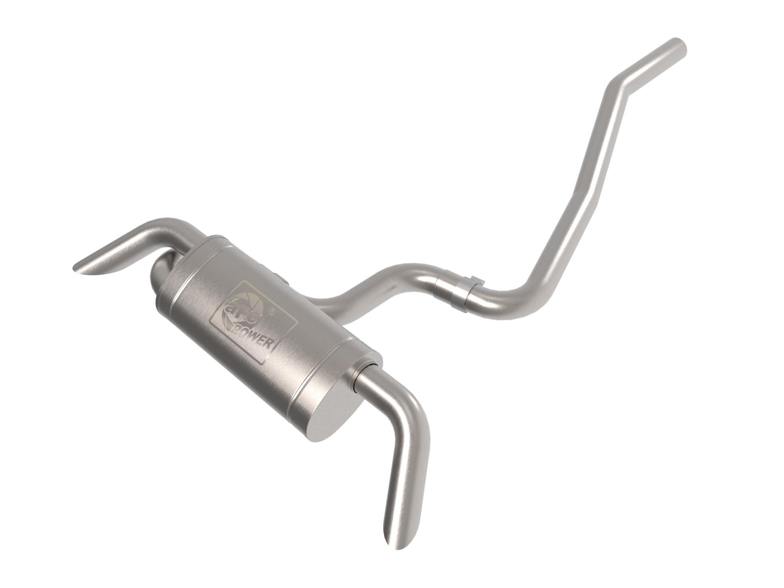 aFe MACH Force-XP 2.5" 304 Stainless Steel Cat-Back Exhaust System (2018-2022 Volkswagen Tiguan L4-2.0L (t)) - 49-36449