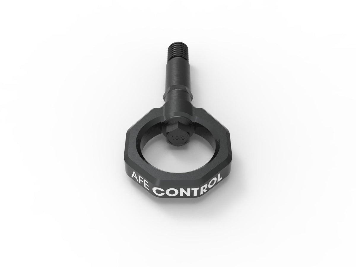 aFe CONTROL Front Tow Hook Gray (2020-2021 GR Supra, GR Supra, GR Supra) - 450-721002-G
