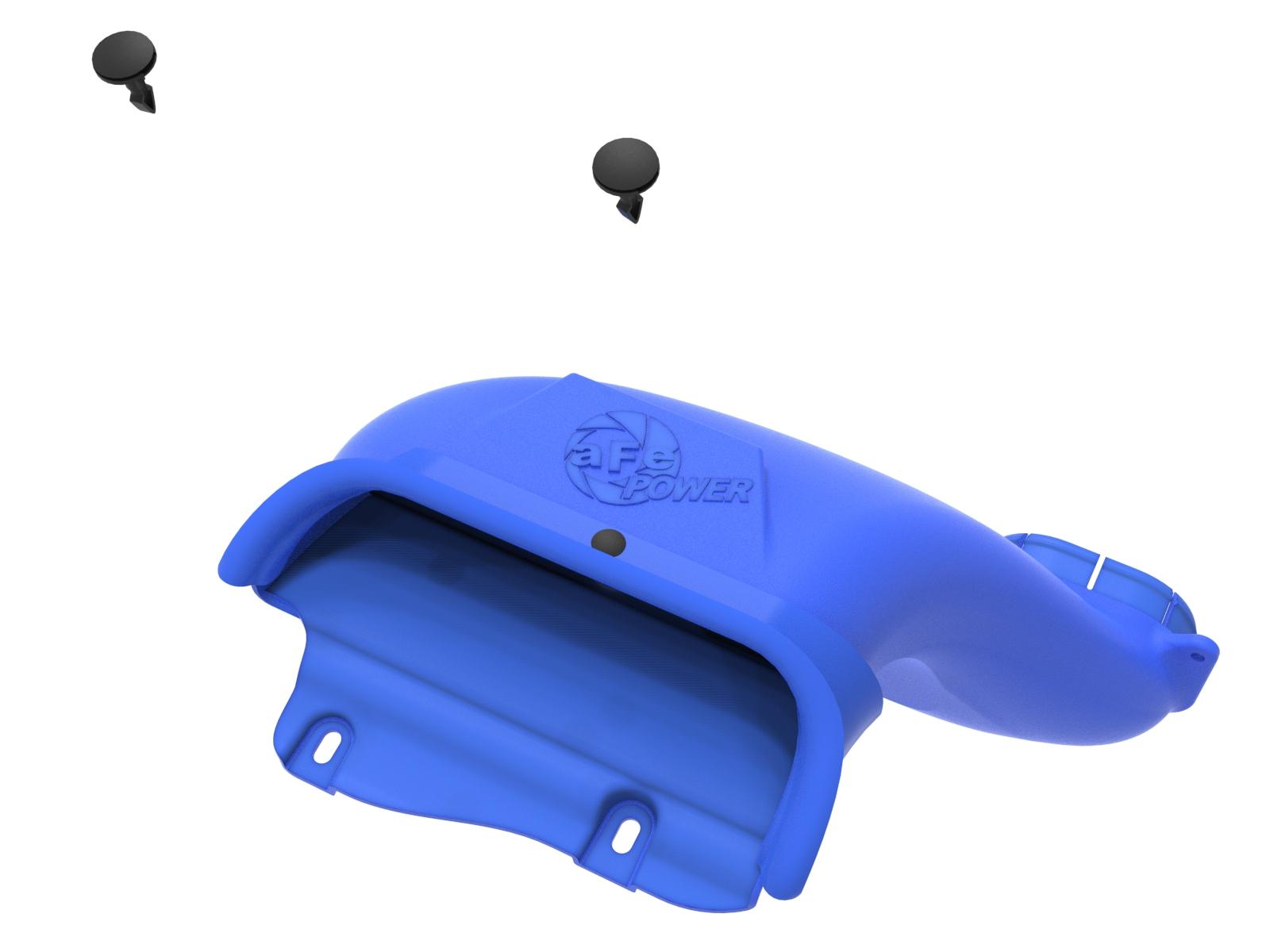 AFE 52-10010SL Rapid Induction Dynamic Air Scoop Blue (2021-2025 Ford F-150 V6 / V8)