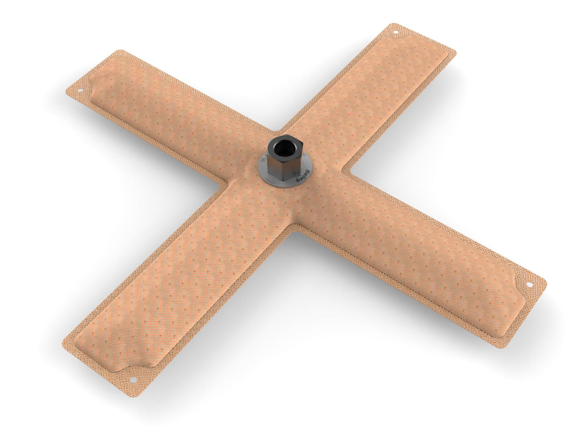Holley 15" x 15" HydraMat, Cross.  - 16-100