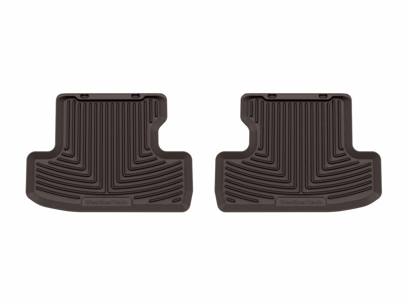 WeatherTech 21-23 Ford Mustang Mach 1 2nd Row Rear All-Weather Floor Mats - Cocoa