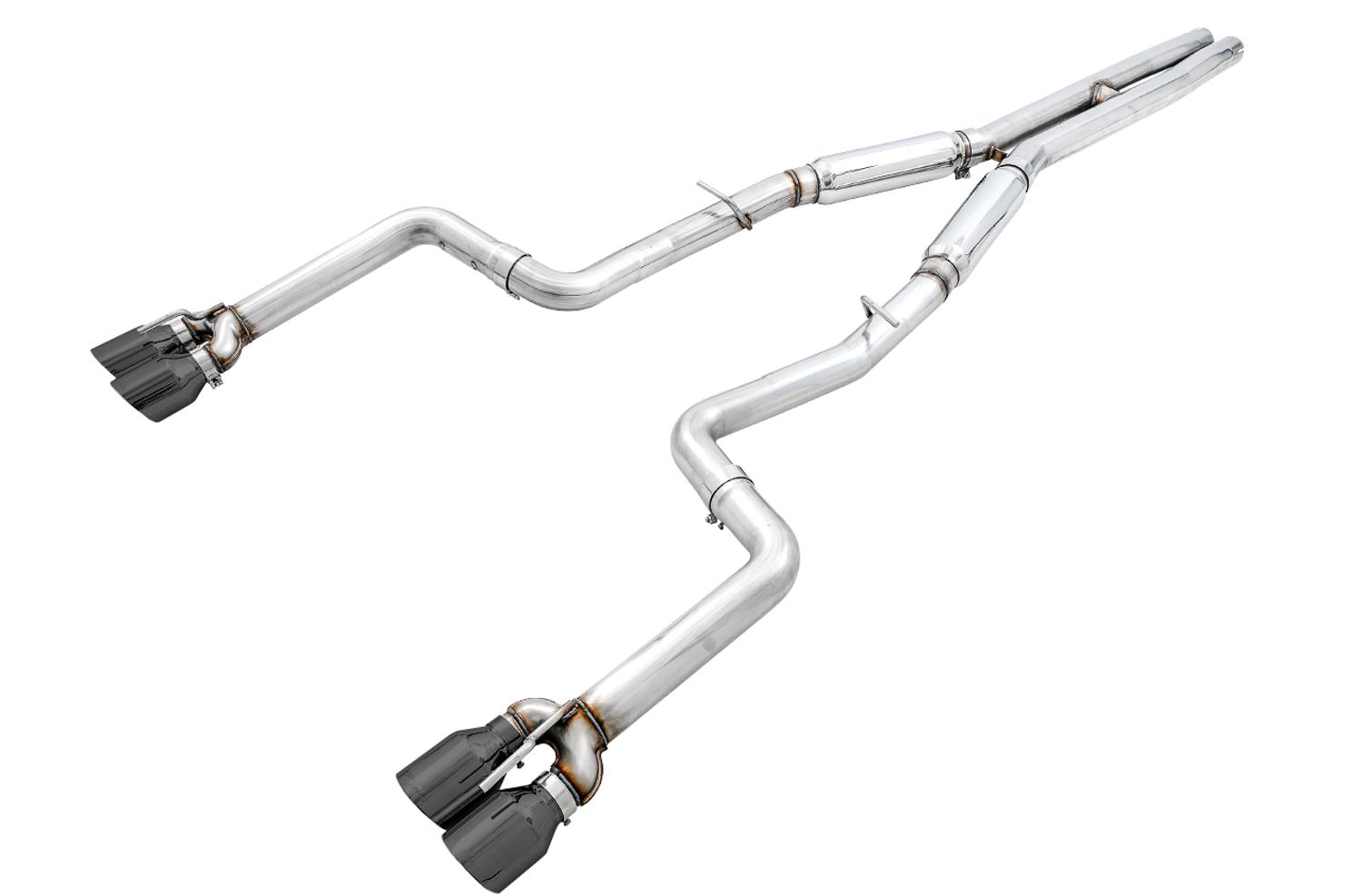 AWE 3015-43144 AWE Track Edition Exhaust - Resonated Midpipe (2015-2020 Dodge Challenger 6.4L / 6.2L SC)