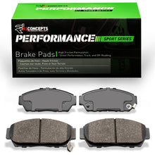 R1 93-01 Honda Civic Coupe Front Performance Sport Brake Pads