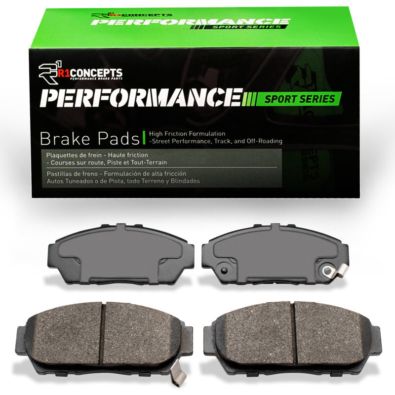R1 93-01 Honda Civic Coupe Front Performance Sport Brake Pads
