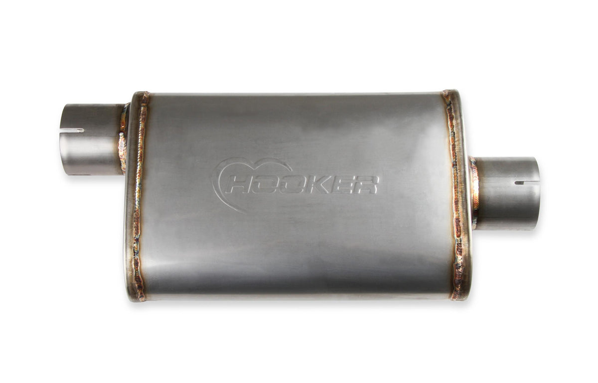 Hooker Muffler, 304Ss Offset/Center 3" - 21645HKR
