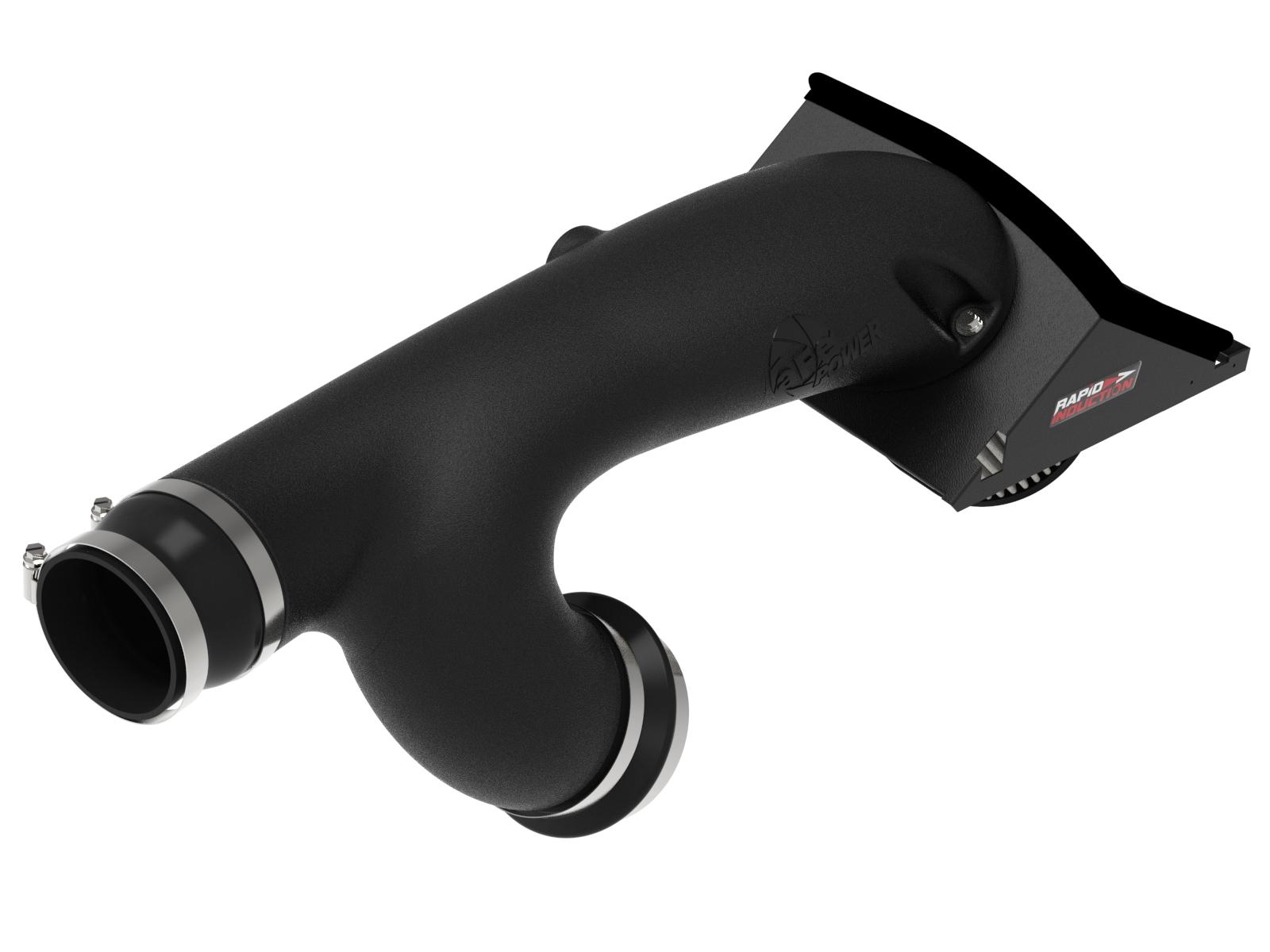 AFE Rapid Induction Cold Air Intake System w/ Pro DRY S Filter (2021-2025 Ford F-150 V6-3.5L (tt)) - 52-10010D
