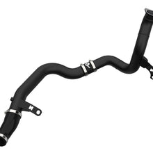 AFE BladeRunner 2-1/4 IN to 2-1/2 IN Aluminum Hot Charge Pipe Black (2019-2022 Veloster N) - 46-20768-B
