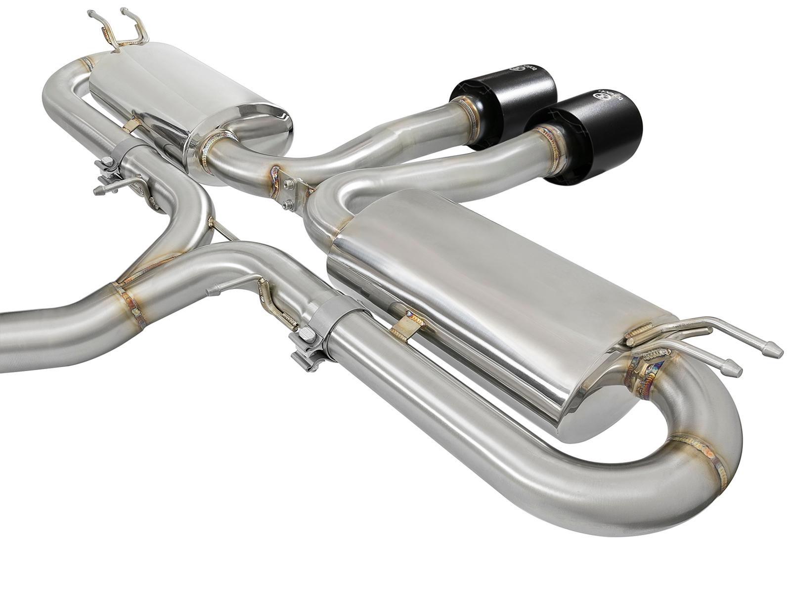 AFE Cat-Back Exhaust System (2017-2019 Honda Civic Si L4-1.5L (t)) - 49-36621-B