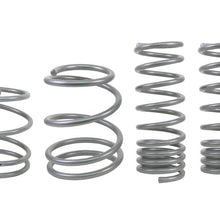 Whiteline Performance Coil Springs Lowered Front/Rear Performance Kit Lowers Vehicle 25MM 07-14 Subaru Whiteline - WSK-SUB005
