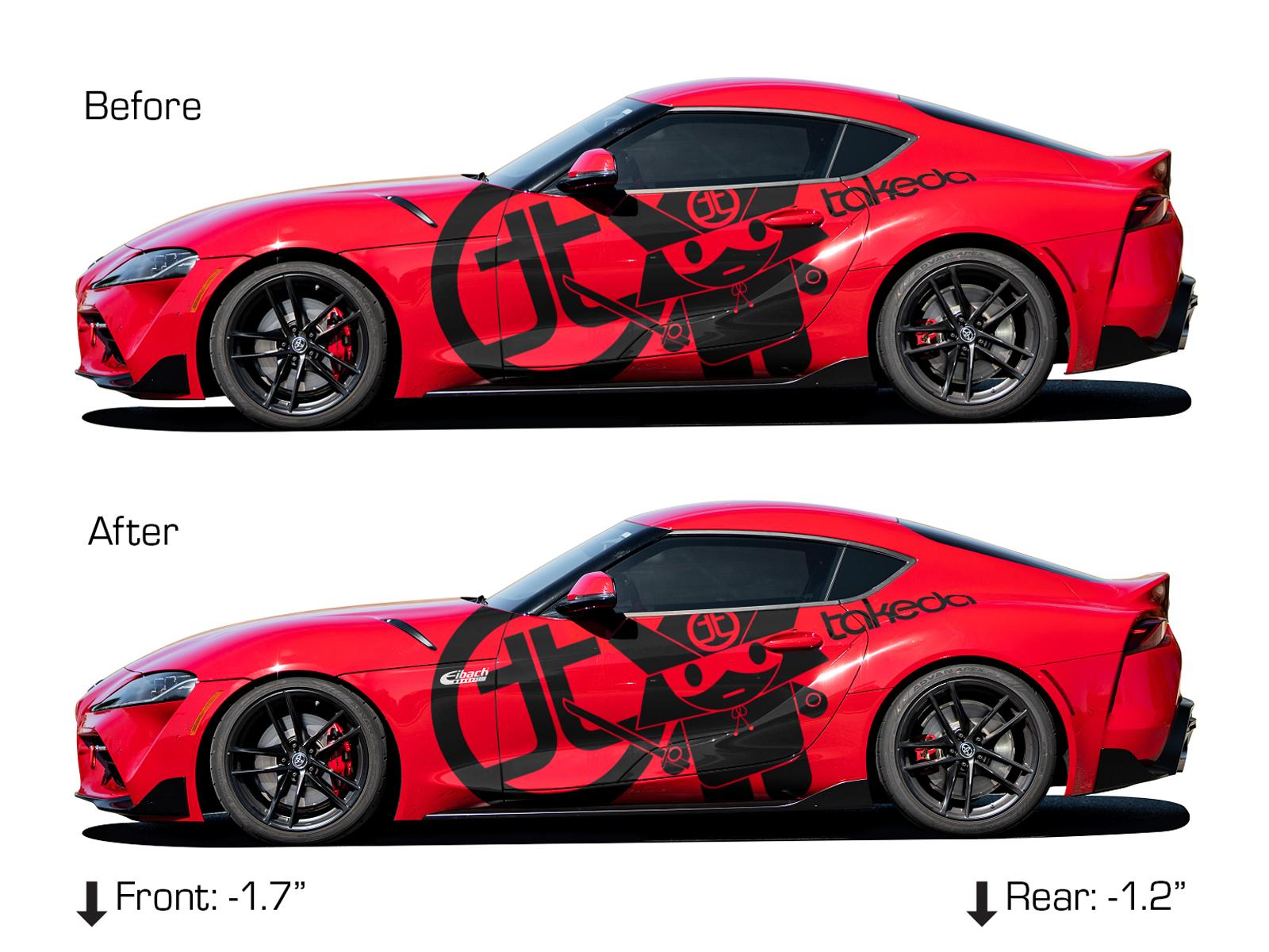 AFE aFe CONTROL Stage-1 Suspension Package (Toyota Supra (A90) 2020 L6-3.0L (t)) - 510-721001-L