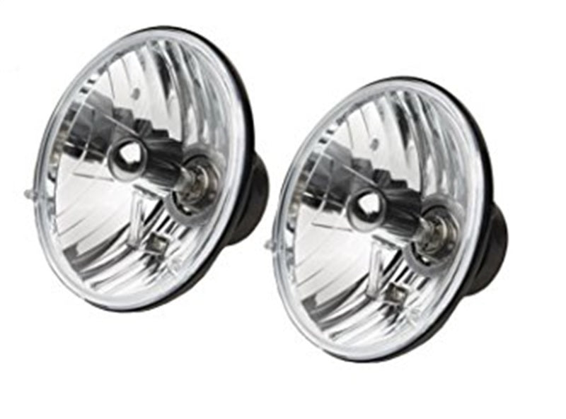 Rampage Headlight Conversion Kit 7 Inch Round Assemblies (1950-2006 Toyota, Chevrolet, American Motors, Dodge, GMC, Land Rover, Fiat, Jeep, Suzuki, Opel, MG, Volvo, Porsche, Ford, Volkswagen, Plymouth, Nissan, Pontiac, Triumph, Buick, Honda, Chrysler, Hum