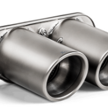 Akrapovic 2014-2020 Porsche Tail pipe set (Titanium). (2014-2019 911) - TP-T/S/19
