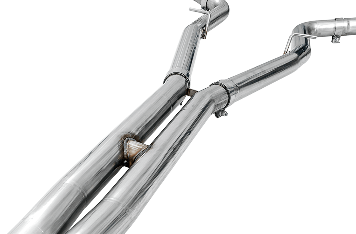 AWE Touring Edition Exhaust - Non-Resonated - Chrome Silver Tips (2015-2020 Dodge Charger 5.7L) - 3020-32060