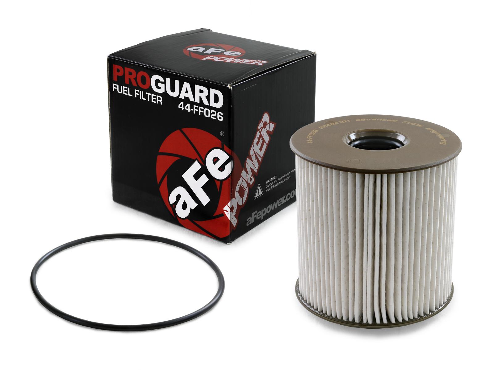 AFE PROGUARD Fuel/Water Separator Filter (2019-2025 1500, 2500, 3500, 4500, 5500, Gladiator, Wrangler) - 44-FF026