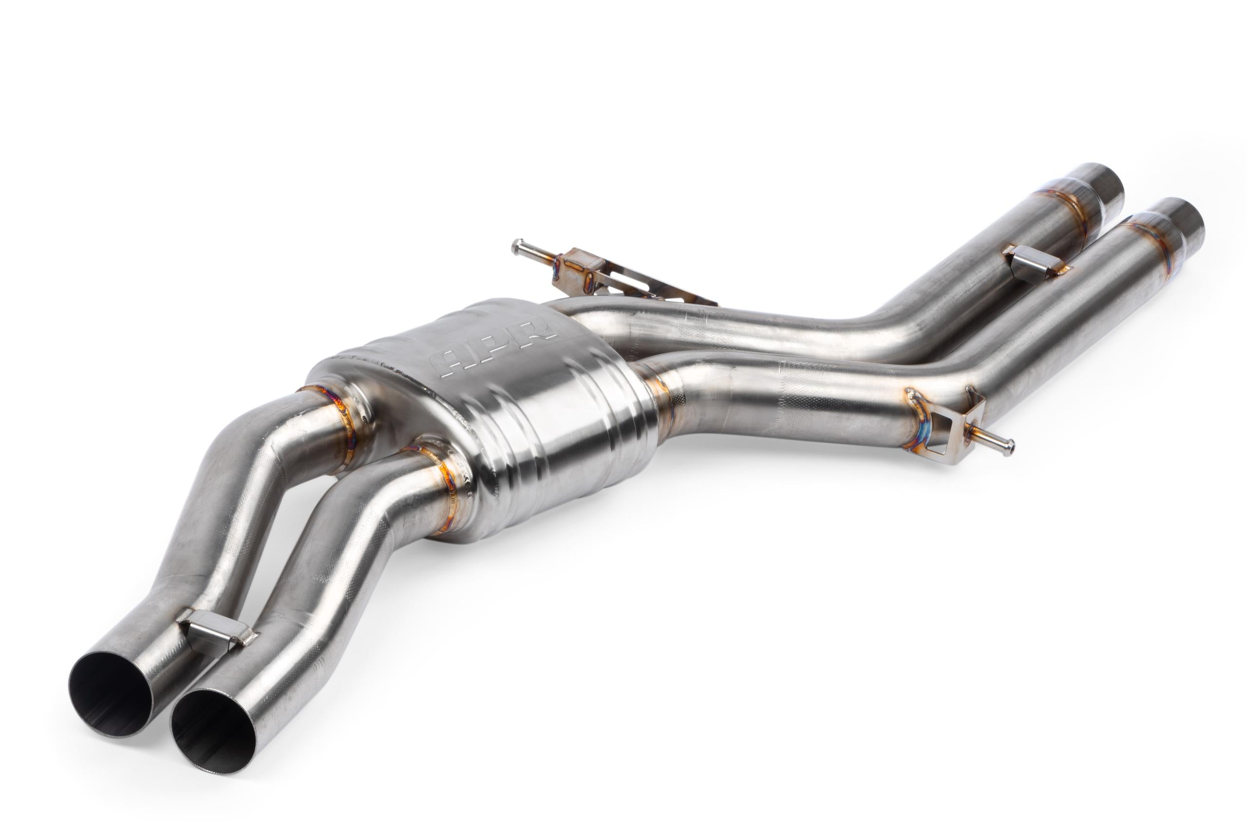 APR Catback Exhaust System Center Muffler - 4.0 TFSI - C7 (2013-2018 S7,2014-2018 RS7,2013-2018 S6) - CBK0023