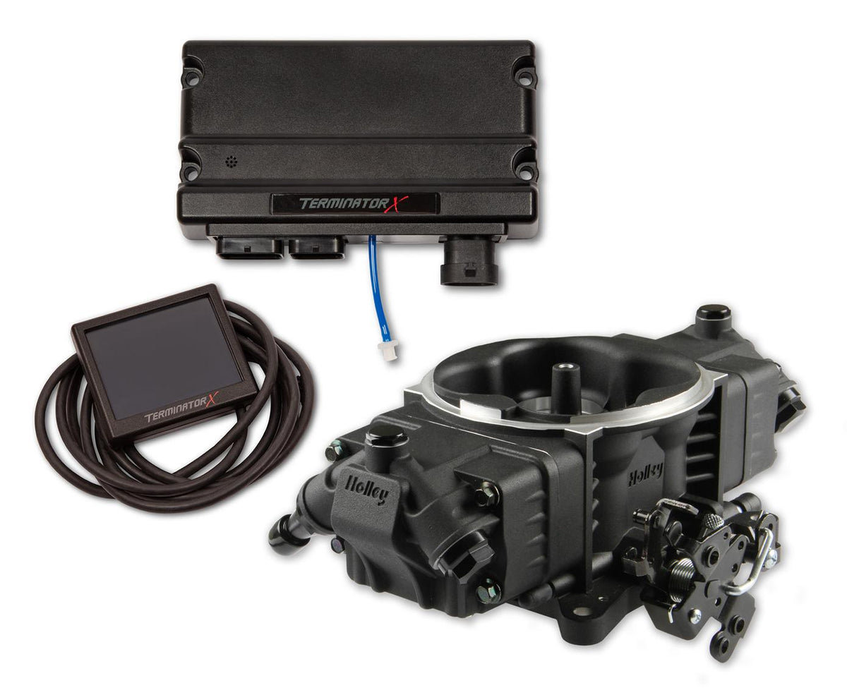 Holley Terminator X Stealth 4150 EFI system BLACK - 550-1002