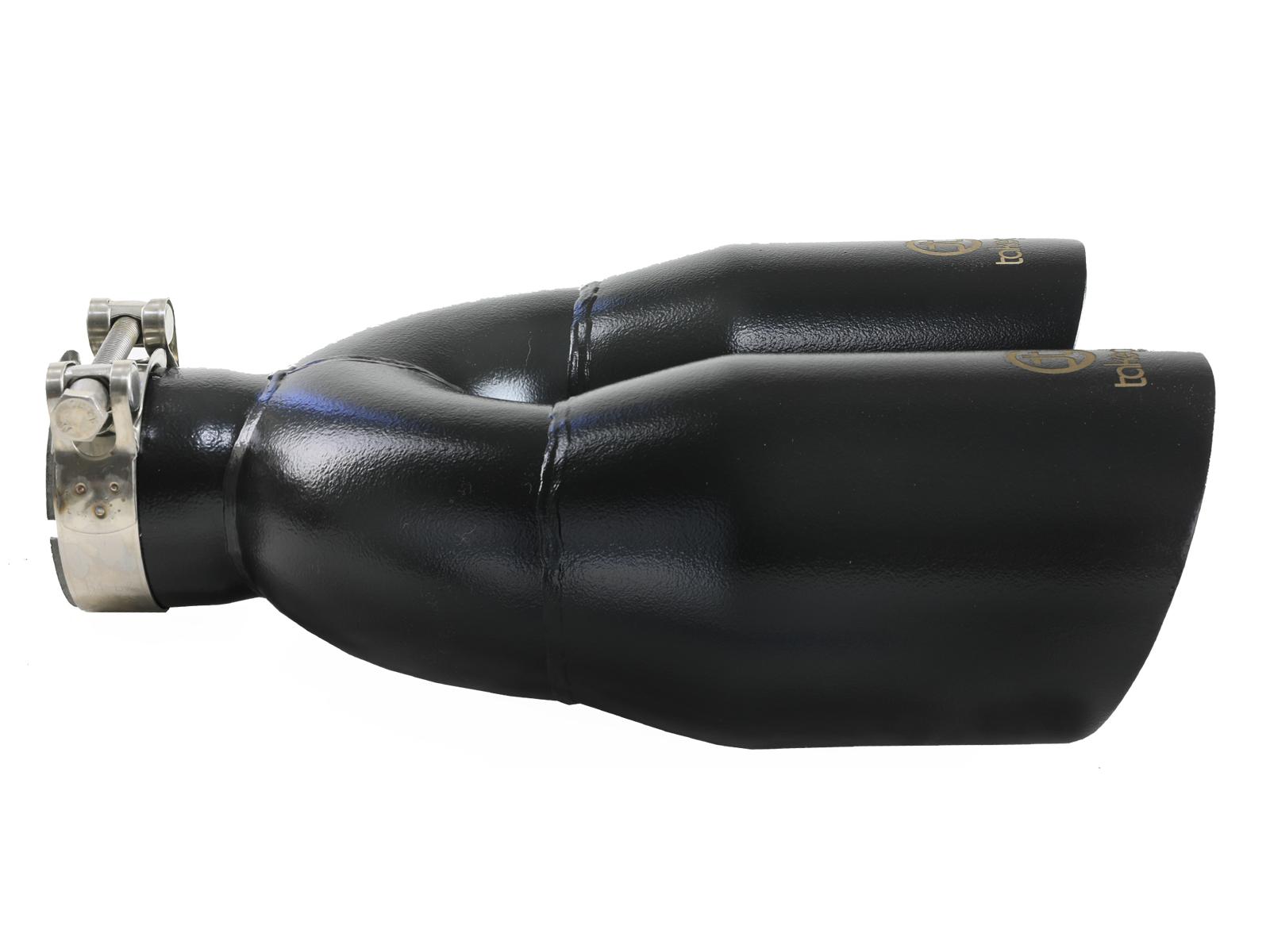 AFE Takeda 304 Stainless Steel Clamp-on Exhaust Tip Black - 49T25484-B121