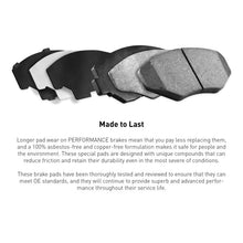 R1 99-12 Porsche 911 Front Performance Sport Brake Pads