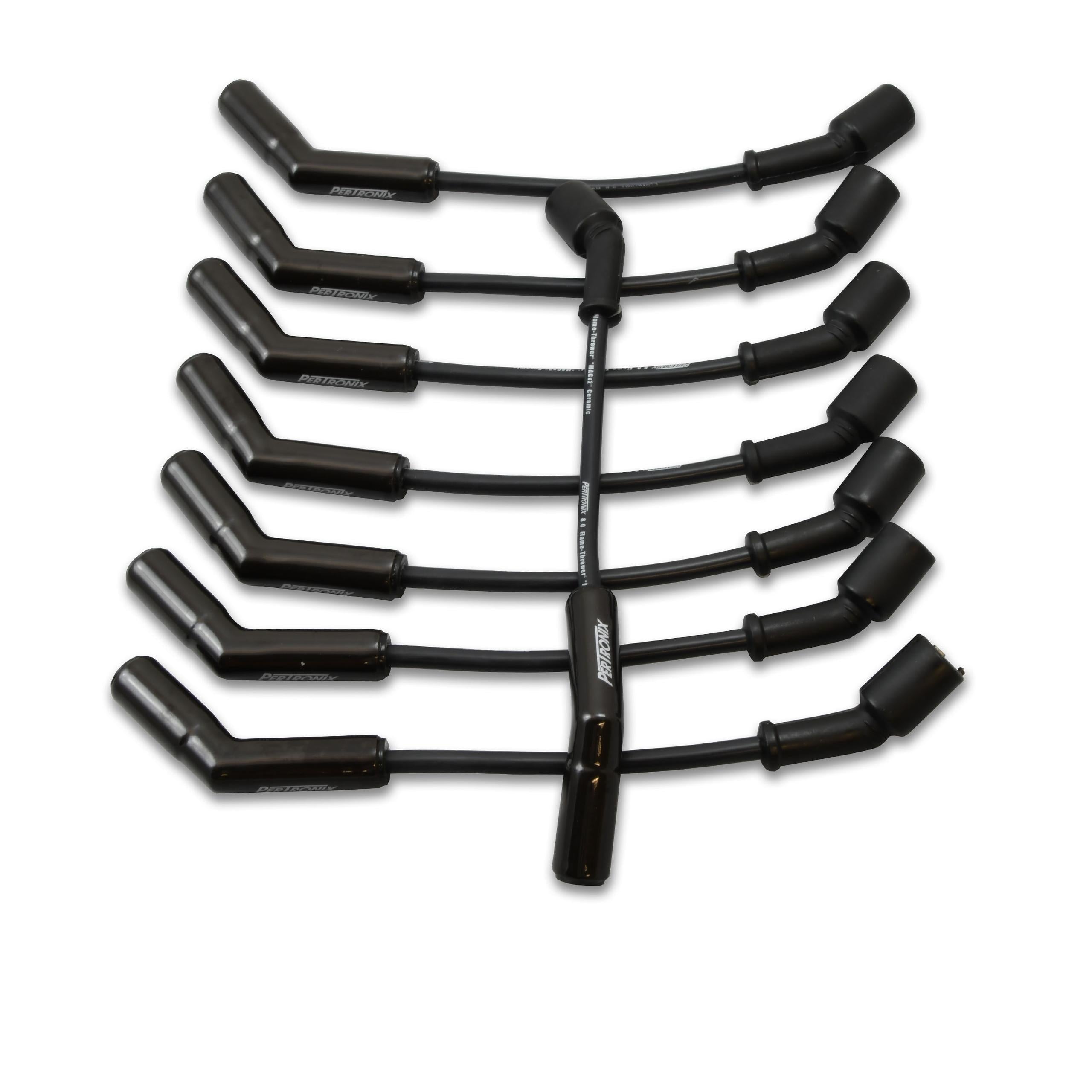 Pertronix 45 Degree Plug Wires with Black Ceramic Boot (LS Engines) - 828224HT