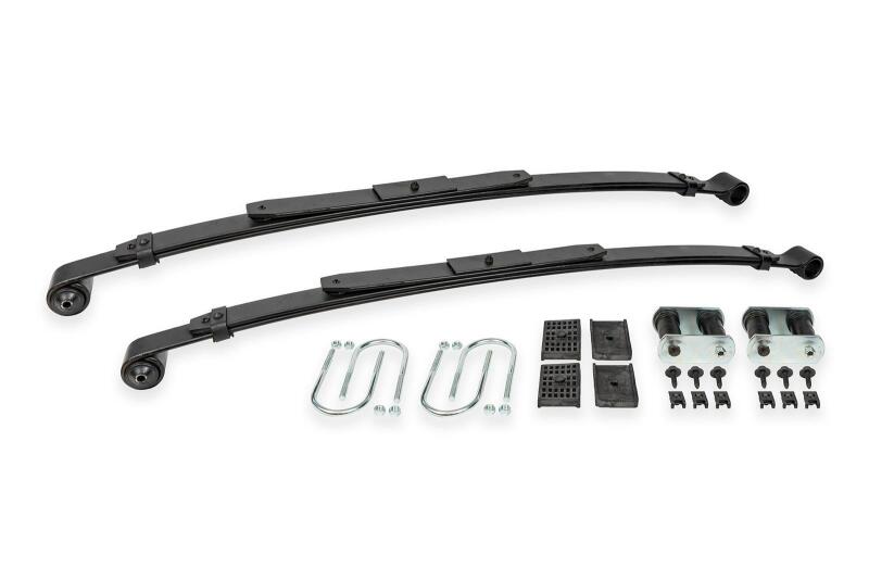BMR Fabrication Lowering leaf springs, rear w/ install kit, 3" drop Black (1967-1969 1st Gen F-Body) - SP317