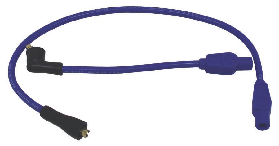 TAYLOR CABLE 8mm Spiro-Pro blue 21.5/9in custom MC 180 Spark Plug Wires - 10632