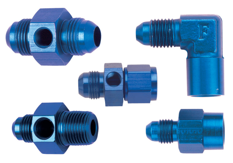 Fragola Inline Gauge Adapter, #6 X 1/4 MPT - 495009