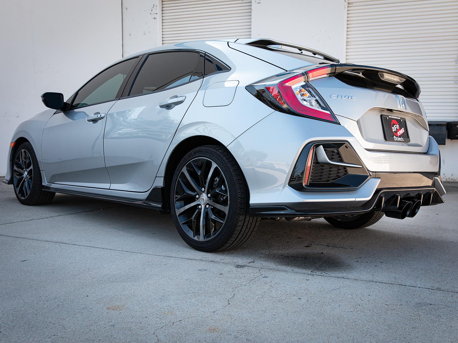AFE Cat-Back Exhaust System (2017-2020 Honda Civic Sport L4-1.5L (t)) - 49-36624-B
